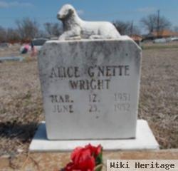 Alice G'nette Wright