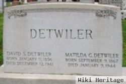 Matilda G Kerr Detwiler