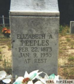 Elizabeth Ann Price Peeples
