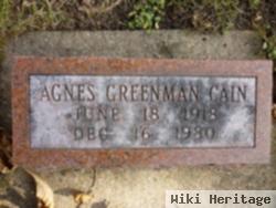 Agnes Greenman Cain