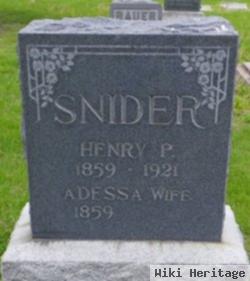 Henry Peter Snider