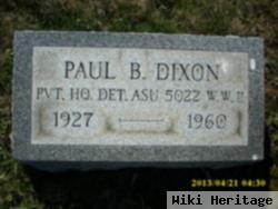 Paul B. Dixon