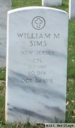 William M Sims