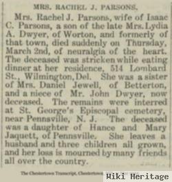 Rachel J. Jaquett Parsons