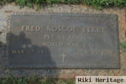 Pvt Fred Roscoe Berry
