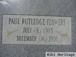Dr Paul Rutledge Flowers