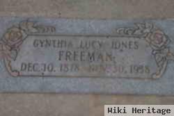 Cynthia Lucy Freeman, Jones