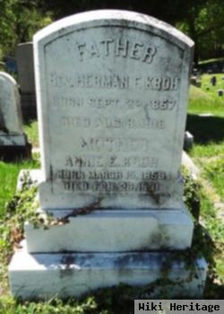 Rev Herman F Kroh