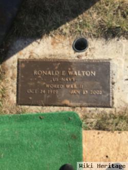 Ronald E Walton