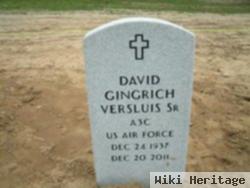 David Gingrich Versluis, Sr