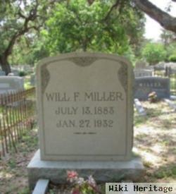 Will F. Miller