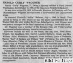 Harold W. Wagoner