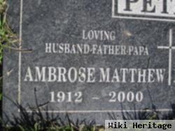 Ambrose Matthew Petrie