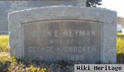 Helen E Weyman Crocker