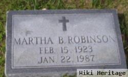 Martha B Robinson