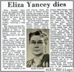 Eliza Dorothy Dean Yancey