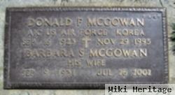 Donald F Mcgowan