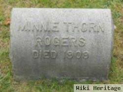 Amelia F. "minnie" Thorn Rogers