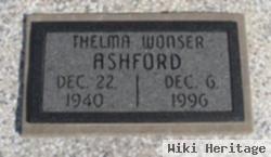 Thelma D Fiscus Wonser Ashford