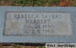 Rebecca Hazel Sayers Herbert