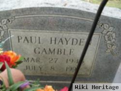 Paul Hayden Gamble