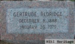 Gertrude "trudie" White Aldridge