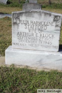 Julia Harmolene Stafford Klock