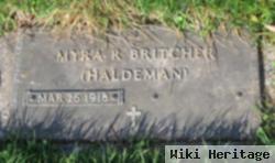 Myra R Haldeman Britcher