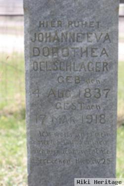 Johanna Eva Dorothea Oelschlager