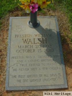 Preston William Walsh