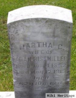 Martha C Sealer Rissmiller