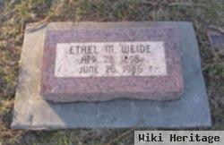 Ethel M. Daup Weide