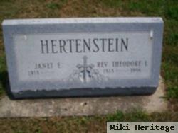 Rev. Theodore L Hertenstein