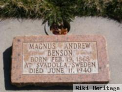 Magnus Andrew Benson