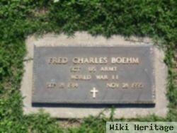 Sgt Fred Charles Boehm