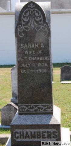 Sarah A "sallie" Brown Chambers