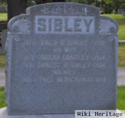 Ernest R Sibley