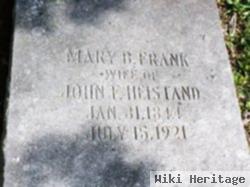 Mary B. Frank Heistand