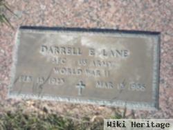 Darrell E Lane