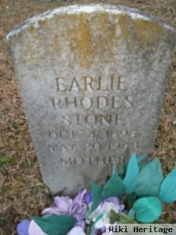 Earlie Rhodes Stone