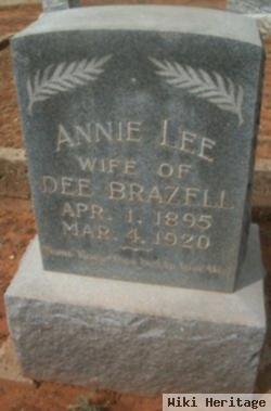 Annie Lee Wrinkle Brazell