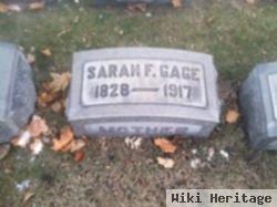 Sarah F Gage