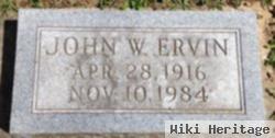 John W Ervin