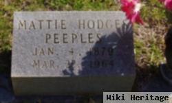 Mattie Lee Hodges Peeples