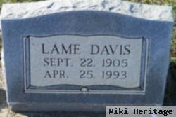 Lame Davis