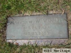 Matthew W. Van Dee