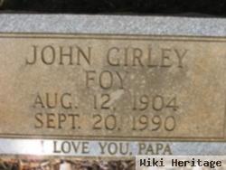 John Girley Foy