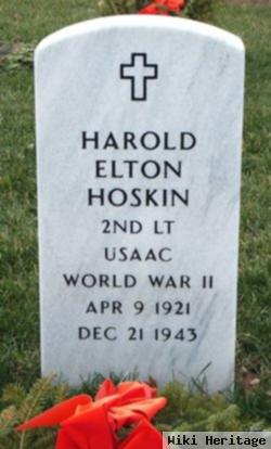 Lieut Harold Elton Hoskin