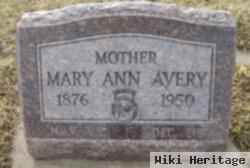 Mary Ann Byxbe Avery