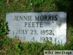 Jennie Morris Peete